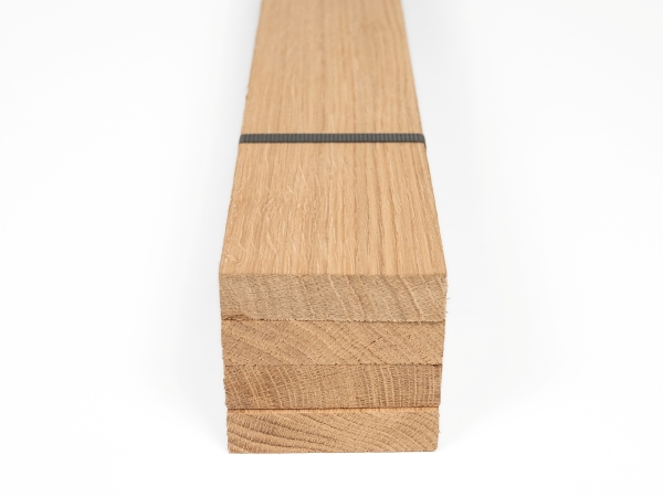 Massief Eikenhout Lamellen 18×74 mm Select Natur 40 tot 200 cm Knutselstroken / Doe-het-zelf Hout