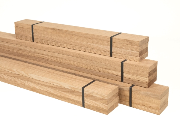 Massief Eikenhout Lamellen 18×74 mm Select Natur 40 tot 200 cm Knutselstroken / Doe-het-zelf Hout