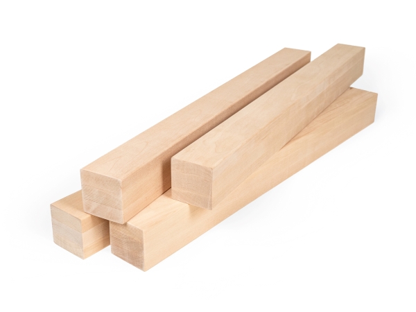Glulam birch beam A/B 70x70 mm untreated, square timber, solid wood