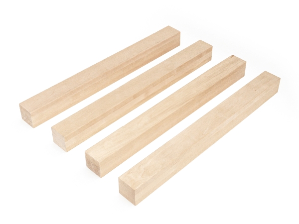 Glulam birch beam A/B 70x70 mm untreated, square timber, solid wood