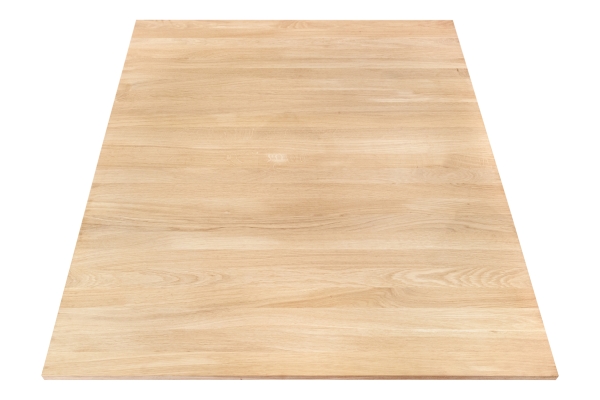 Panneau Bois Massif 20x1210x600-3000 mm Chêne A/B Classe Première 20 mm, lamelles entières, sans noeuds