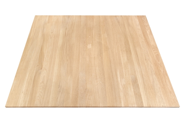 Panneau Bois Massif 20x1210x600-3000 mm Chêne A/B Classe Première 20 mm, lamelles entières, sans noeuds