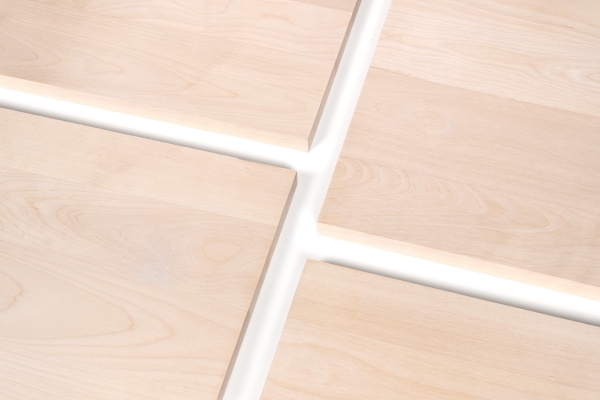 Verlijmd Paneel Berken A/B 20 mm DL doorlopend vallende latten, DIY aanpasbaar, Werkblad, Tafelblad timmerplaten