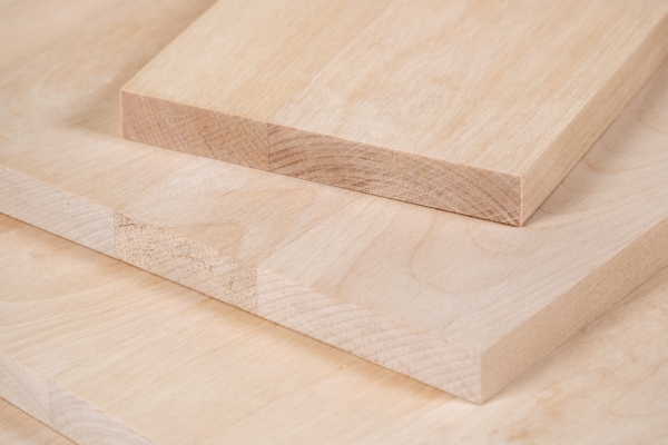 Verlijmd Paneel Berken A/B 20 mm DL doorlopend vallende latten, DIY aanpasbaar, Werkblad, Tafelblad timmerplaten