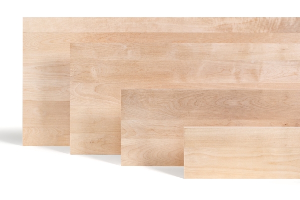 Verlijmd Paneel Berken A/B 20 mm DL doorlopend vallende latten, DIY aanpasbaar, Werkblad, Tafelblad timmerplaten