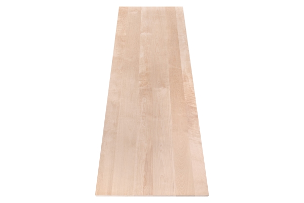 Verlijmd Paneel Berken A/B 20 mm DL doorlopend vallende latten, DIY aanpasbaar, Werkblad, Tafelblad timmerplaten