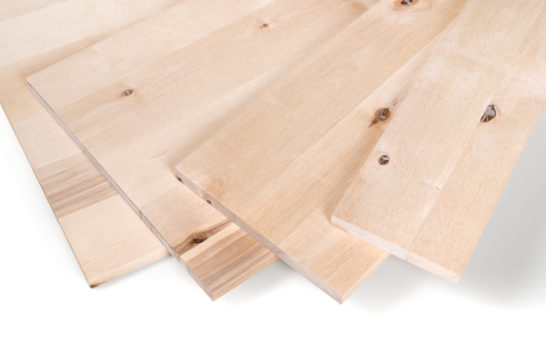 Verlijmd Paneel Berken Rustiek 20 mm DL doorlopend vallende latten, DIY aanpasbaar, Werkblad, Tafelblad timmerplaten