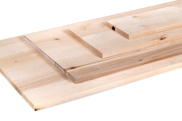 Verlijmd Paneel Berken Rustiek 20 mm DL doorlopend vallende latten, DIY aanpasbaar, Werkblad, Tafelblad timmerplaten