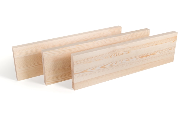Solid wood edge glued panel Pine A/B 40 mm, full lamella, customized DIY