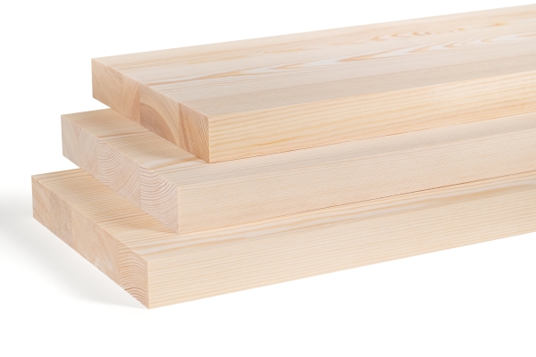 Solid wood edge glued panel Pine A/B 40 mm, full lamella, customized DIY