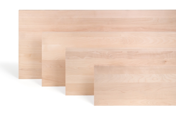 Solid wood edge glued panel Maple A/B 20 mm, full lamella, customized DIY
