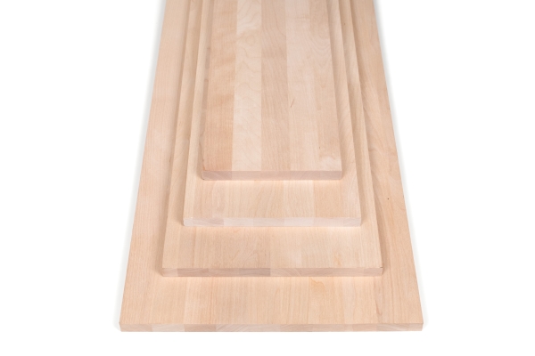 Solid wood edge glued panel Maple A/B 20 mm, full lamella, customized DIY