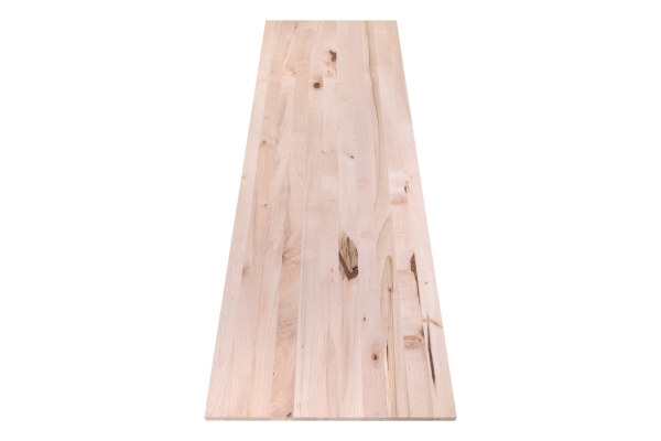 Solid wood edge glued panel Maple Rustic 20 mm, full lamella, customized DIY