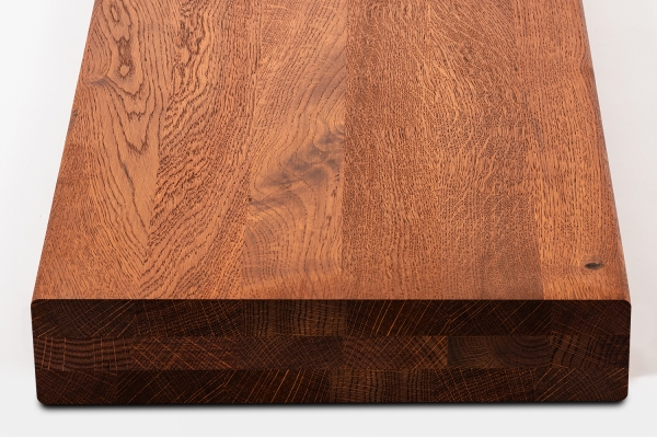 Stair tread Solid Oak Hardwood , Rustic grade, 60 mm oiled