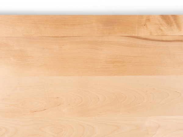 Marche d'escalier Bouleau massif Classe Première bois dur avec surplomb, 20 mm, laqué