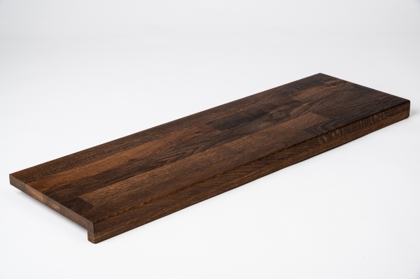 Window sill Solid smoked Oak KGZ 26 mm Rustic grade laqued