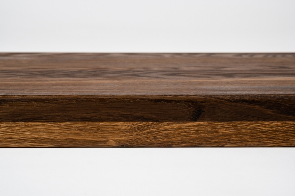 Treppenstufe Fensterbank Eiche Räuchereiche Rustikal 20mm DL naturgeölt 290x1015mm