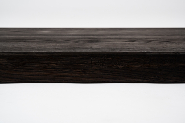 Window sill Hardwood  Smoked oak Rustic grade 26 mm black oiled