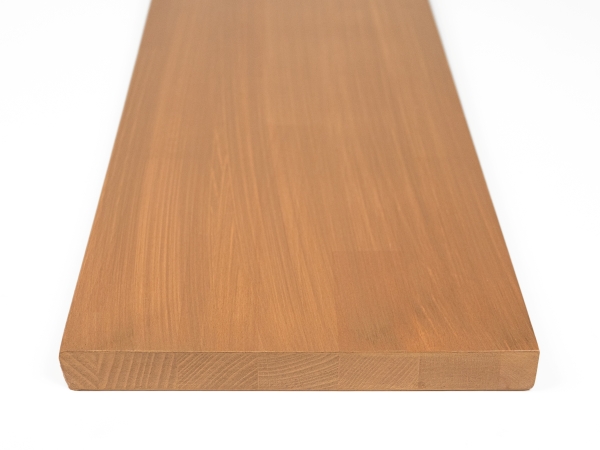 Marche d'escalier Hêtre massif Bois 20 mm, lamelle aboutée, bronze huilé