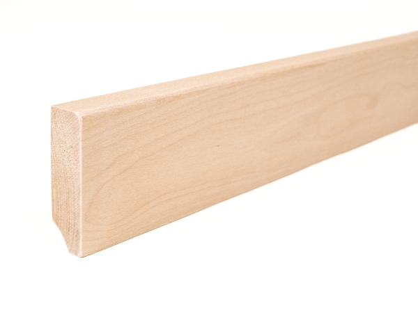 Solid Skirting Board Birch A/B 24x80 mm untreated 2m with radius 5mm
