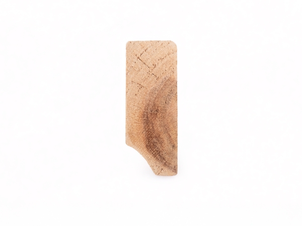 Solid Skirting Board Birch Rustic 24x60 mm Hard Wax Oil Natural White 2m with radius 5mm NOT filled