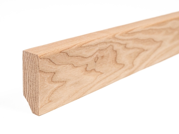 Plint 24x60 mm Essen Select Natur Hardwax Geolied Natuurlijk Wit 2m met radius 5mm