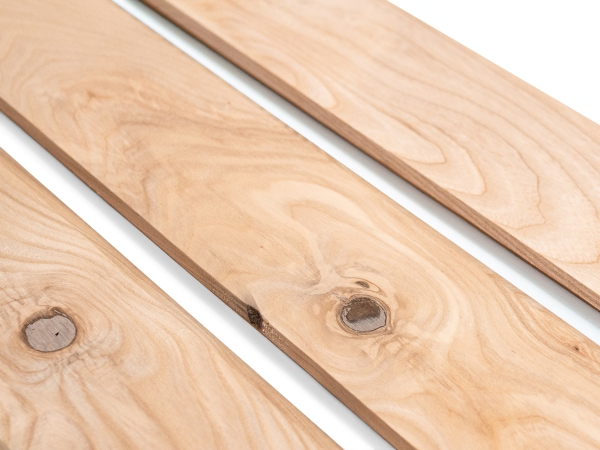 Solid Skirting Board Ash Rustic 24x80 mm Hard Wax Oil Natural White 2m with radius 20mm brown filled