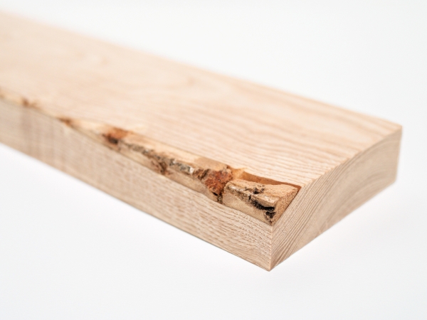 Lamellen Essen Rustiek Massief 24x80 mm, 2,1-2,5 m, Knutselhout Stroken