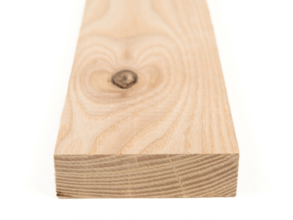 Lamellen Essen Rustiek Massief 24x80 mm, 2,1-2,5 m, Knutselhout Stroken
