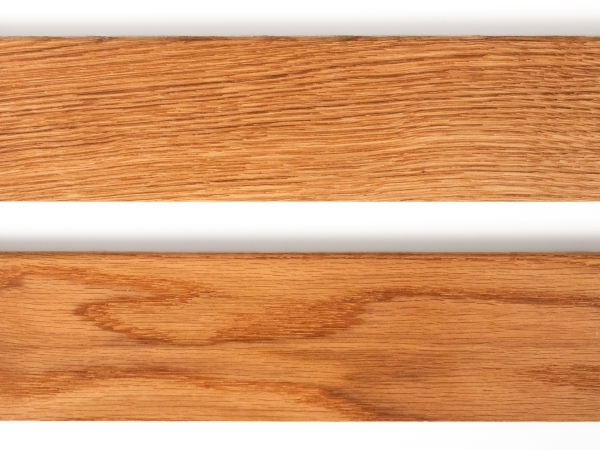 Solid Skirting Board Oak A/B 18x70 natural oil 0,8-1,8m with radius 5mm