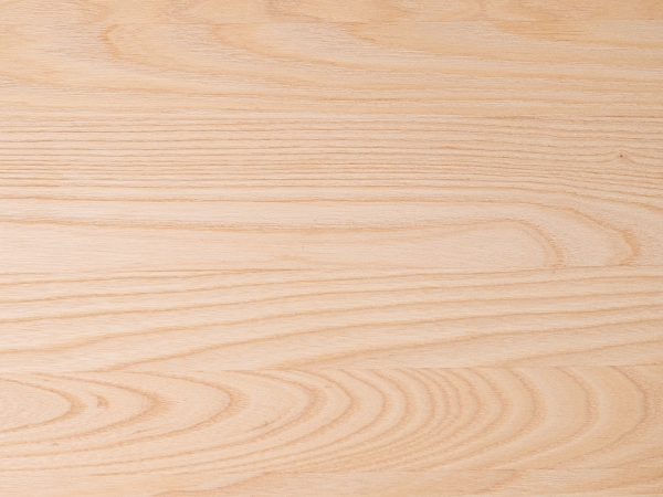 Stair tread Solid Ash Hardwood, Rustic grade, 40 mm, brushed unfinished