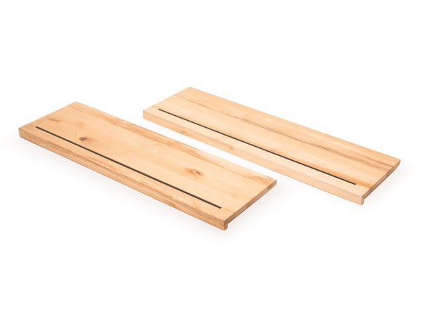 Traptrede Antisliprand Berken Rustiek 20mm Helder Gelakt