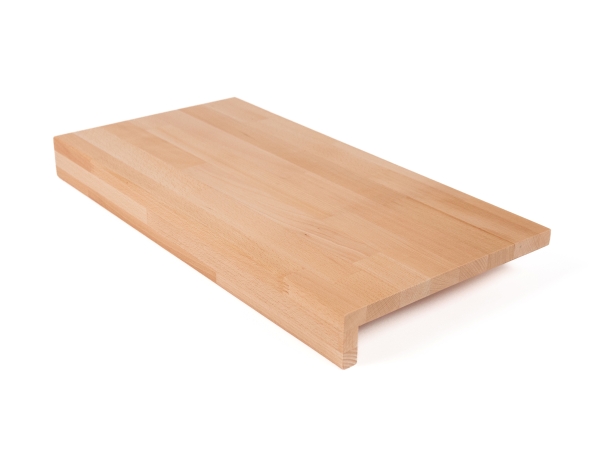 Marche d'escalier 20mm Hêtre massif Bois Classe Première A/B laqué