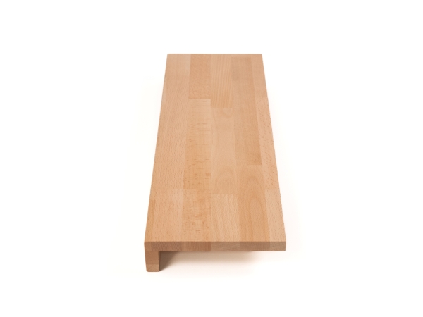 Marche d'escalier 20mm Hêtre massif Bois Classe Première A/B laqué