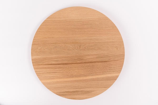 Round table Oak prime grade 40mm untreated