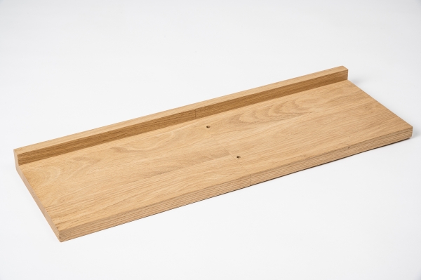 Wall Shelf with connector Oak rustic 20mm Width: 300mm untreated