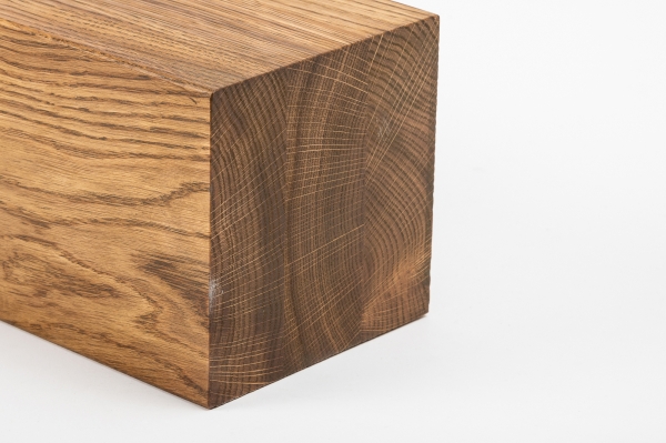 Glued Laminated beam Squared Timber Wild Oak 120x120 mm Antique Oiled