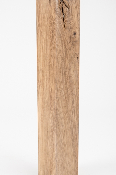 Glued laminated beam Squared timber Wild oak 160x160 mm white oiled