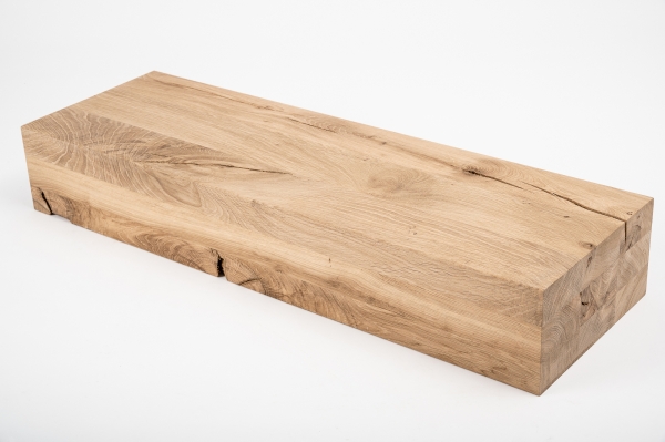 Glued laminated beam Squared timber Wild oak 120x240 mm untreated