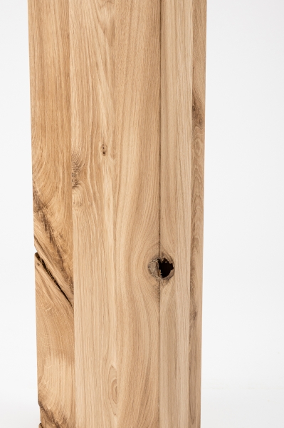 Glued laminated beam Squared timber Wild oak 120x240 mm untreated
