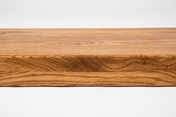 Stair Tread Window Sill Shelf Oak Rustic 26 mm, full stave lamella DL, natural oiled, 26x290x900 mm, overhang 26 mm