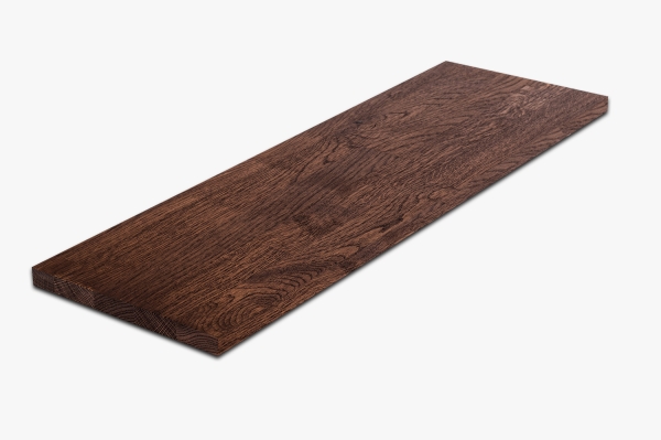 Wall Shelf Oak Wild Oak KGZ 20mm Walnut Oiled Shelf Board