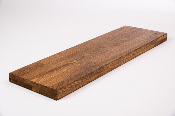 Stair tread Solid Oak Hardwood Rustic grade, KGZ 40 mm, antique oiled