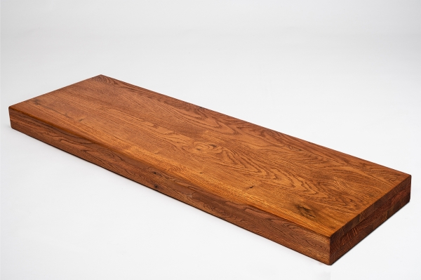 Stair tread Solid Oak Hardwood, Rustic grade, 60 mm oiled