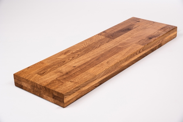 Stair tread Solid Oak Hardwood , Rustic grade, KGZ 60 mm, nature oiled