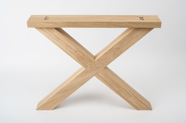Solid Hardwood Oak Premium set of table legs untreated : X big