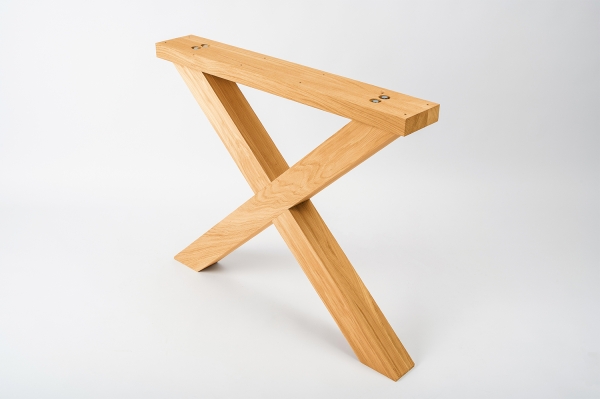 Solid Hardwood Oak Premium set of table legs X big laquered