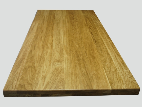 Solid Oak Worktop 40 mm Prime-Nature grade, natural oiled