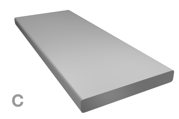 Podest Treppenplatform Räuchereiche Rustikal 40 mm klar lackiert