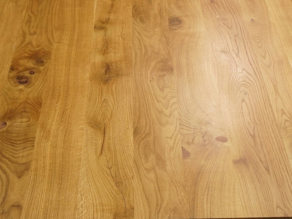 Tischplatte Arbeitsplatte Massivholzplatte Esstisch Eiche Rustikal 40mm roh Holz 